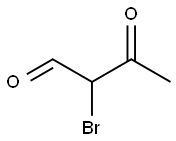 2-溴-3-氧代丁醛 结构式