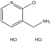 3-氨甲基-2-氯吡啶二盐酸盐 结构式