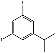 1,3-DIIODO-5-(1-METHYLETHYL)BENZENE 结构式