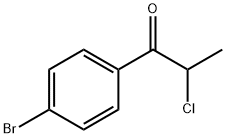 1-(4-BROMO-PHENYL)-2-CHLORO-PROPAN-1-ONE 结构式