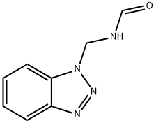 1-(甲酰氨基甲基)-1H-苯并三唑 结构式