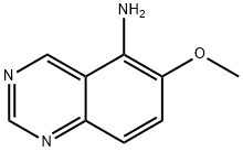 6-甲氧基喹唑啉-5-胺 结构式