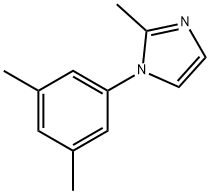1-(3,5-二甲基苯基)-2-甲基-1H-咪唑 结构式