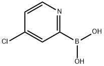 6-氯吡啶-2-硼酸 结构式