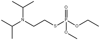 O-ethyl-S(2)-diisopropylaminoethylmethyl phosphorothiolate 结构式