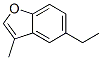 Benzofuran,  5-ethyl-3-methyl- 结构式