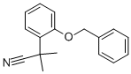 2-(2-(benzyloxy)phenyl)-2-methylpropanenitrile 结构式