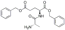 L-丙氨酰-L-谷氨酸二苄酯 结构式