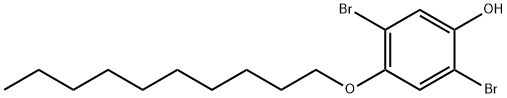 2,5-二溴-4-(癸氧基)苯酚 结构式