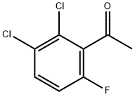 2`,3`-二氯-6`-氟苯乙酮 结构式
