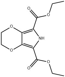 3,4-乙烯基二氧基吡咯-2,5-二羧酸二乙酯 结构式