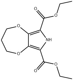 3,4-丙烯基二氧基吡咯-2,5-二羧酸二乙酯 结构式