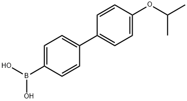 4-(4'-异丙氧基苯基)苯基硼酸 结构式