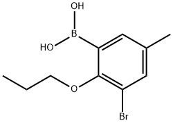 (3-Bromo-5-methyl-2-propoxyphenyl)boronicacid