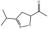 Ethanone, 1-[4,5-dihydro-3-(1-methylethyl)-5-isoxazolyl]- (9CI) 结构式