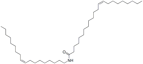 (Z,Z)-N-octadec-9-enyldocos-13-enamide 结构式