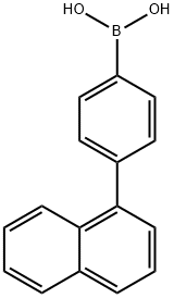 4-(1-萘基)苯硼酸 结构式