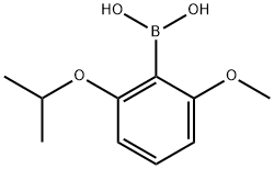 2-异丙氧基-6-甲氧基苯基硼酸 结构式