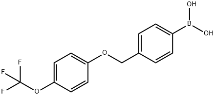 (4-((4-(Trifluoromethoxy)phenoxy)methyl)phenyl)boronicacid