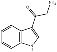 2-氨基-1-(1H-吲哚-3-基)乙酮 结构式