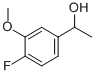 1-(4-氟-3-甲氧基苯基)乙醇 结构式