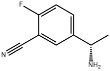 5-((1S)-氨基乙基)-2-氟苯甲醛 结构式