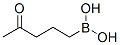 Boronic acid, (4-oxopentyl)- (9CI) 结构式