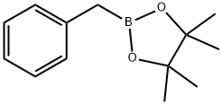 2-苄基-4,4,5,5-四甲基-1,3,2-二杂氧戊硼烷 结构式