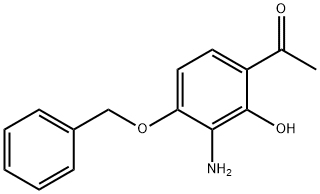 1-(3-氨基-4-(苄氧基)-2-羟苯基)乙酮 结构式