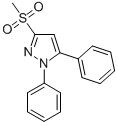 1,5-DIPHENYL-3-METHANESULFONYL-1H-PYRAZOLE 结构式