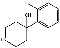 4-(2-氟苯基)哌啶-4-醇 结构式