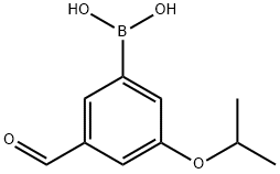 3-甲酰基-5-异丙氧基苯基硼酸 结构式