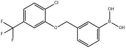 (3-((2-Chloro-5-(trifluoromethyl)phenoxy)methyl)phenyl)boronicacid