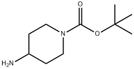 1-Boc-4-氨基哌啶 结构式