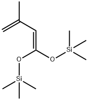 1,1-BIS(TRIMETHYLSILYLOXY)-3-METHYL-1,3-BUTADIENE 结构式