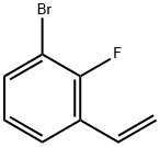 1-溴-2-氟-3-乙烯基苯 结构式