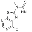 1-(7-CHLOROTHIAZOLO[5,4-D]PYRIMIDIN-2-YL)-1,3-DIMETHYLTHIOUREA 结构式