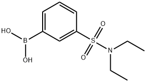 N,N-二乙基-3-硼苯磺酰胺 结构式
