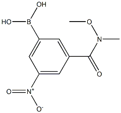 3-[Methoxy(methyl)carbamoyl]-5-nitrophenylboronicacid