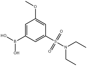 N,N-二乙基-5-硼-2-甲氧基苯磺酰胺 结构式