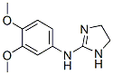 2-(3,4-dimethoxyphenylamino)imidazoline 结构式