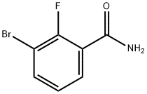 3-溴-2-氟苯甲酰胺 结构式
