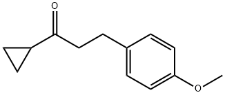 CYCLOPROPYL 2-(4-METHOXYPHENYL)ETHYL KETONE 结构式