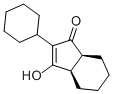 CIS-2-CYCLOHEXYL-3-HYDROXY-3A,4,5,6,7,7A-HEXAHYDROINDEN-1-ONE 结构式