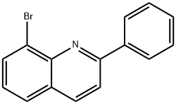 2-苯基-8-溴喹啉 结构式