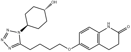 4′-反式羟基西洛他唑 结构式