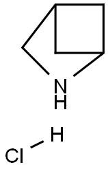2-氮杂双环[2.1.1]己烷盐酸盐 结构式