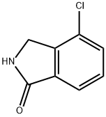 4-氯-1-异吲哚啉-1-酮 结构式