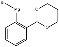 Magnesium, bromo[2-(1,3-dioxan-2-yl)phenyl]- (9CI) 结构式