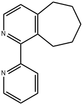 1-(PYRIDIN-2-YL)-6,7,8,9-TETRAHYDRO-5H-CYCLOHEPTA[C]PYRIDINE 结构式